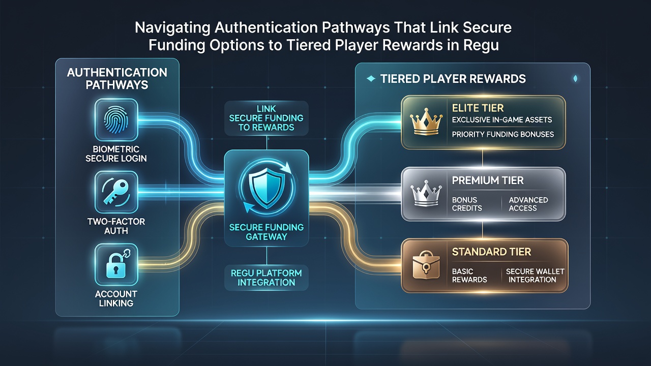Illustration von Verifizierungsabläufen die Zahlungen mit Loyalty-Tiers in mobilen Gaming-Apps verknüpfen